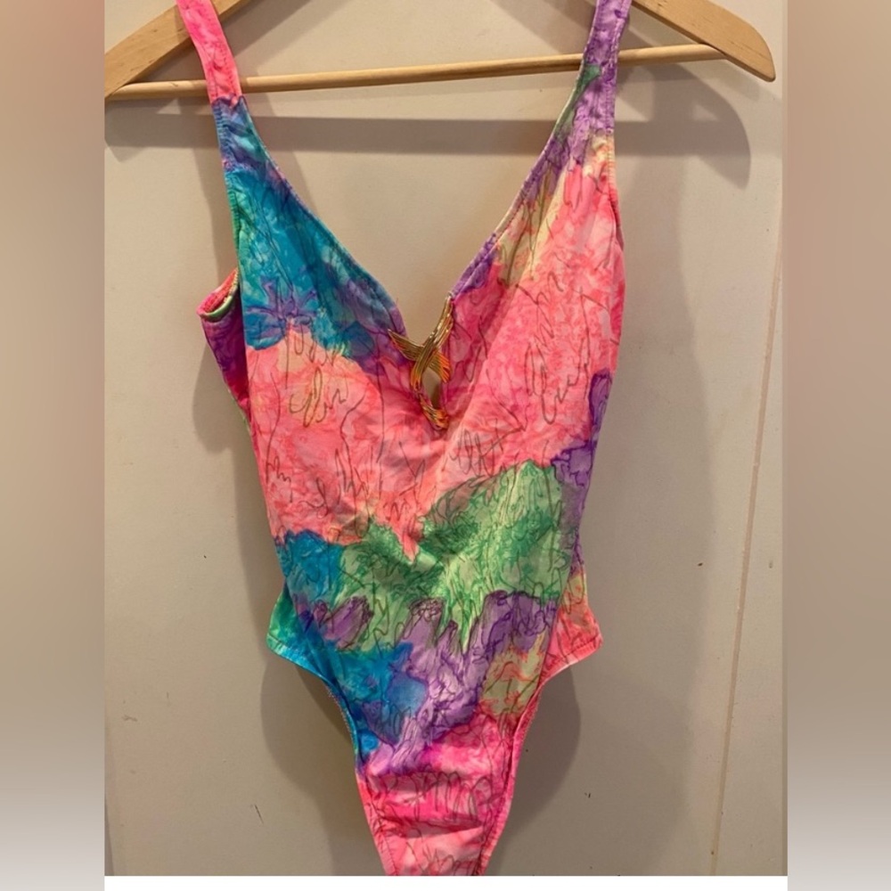 Colorful Women's One-Piece Swimsuit